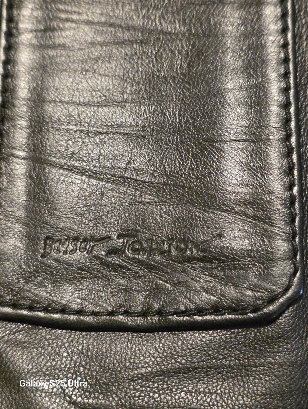 VTG Betsey Johnson Black Leather Horseshoe Grommet Wallet Clutch Y2K Western - Picture 9 of 13